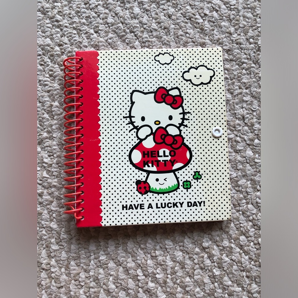 Hello Kitty Sanrio Spiral NoteBook Journal Address-book